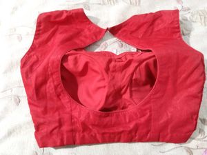 Red padded Sequins Blouse