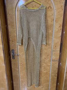 Sparkling Gold Mesh Top