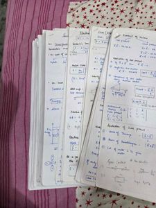 JEE Physics Notes (11th+12th) + Short Note