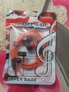 Red-black Earphones At Low Price 🎧