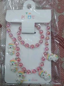 Unicorn Necklace & Bracelet Set