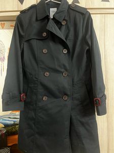 Women Black Coat Medium Size Winter Wear