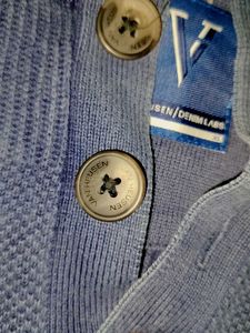Classic Blue Mock Neck Sweater
