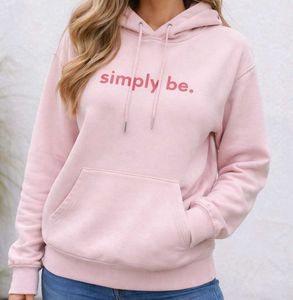 Pink "Simply Be" Hoodie