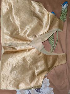 Elegant Gold Readmade Blouse