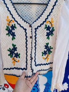 Vintage Embroidered Cardigan