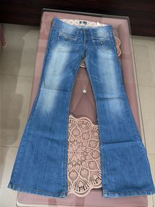Women's Flared Blue Denim Jeans