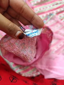 Pink Floral Print Blouse