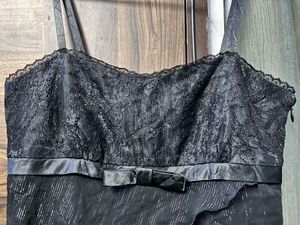 Elegant Black Tiered Party Dress