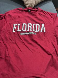 Red Florida Sunshine State T-Shirt
