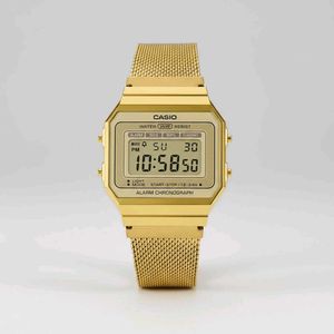 Casio Gold Mesh Band Digital Watch