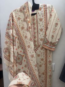 Libas Floral Print Kurta Set with Dupatta