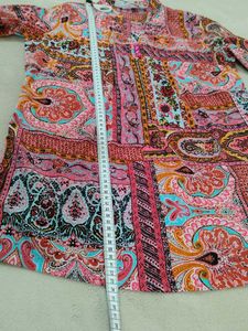 Vibrant Paisley Print Tunic