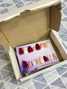Handmade Whimsical nails, Cute Press-On Nails Set