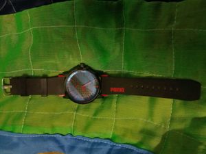 Puma Black &amp; Red Sports Watch