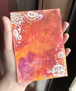 Hand-painted Greeting Card