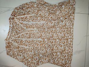 Lace Aesthetic Print Top