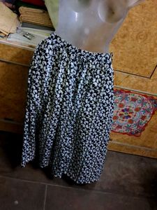 Boho Black &amp; White Skirt