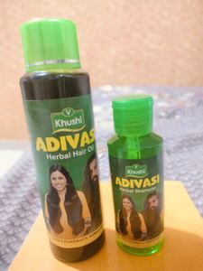 Adivasi Herbal Oil With Shampoo