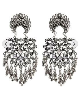 beautiful oxidized long earnings