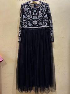 *PRICE DROP*AND Black Floral Straight Gown Size XL