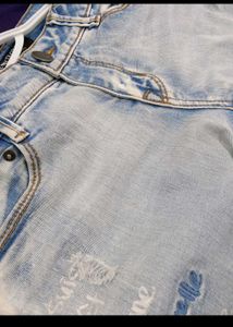 Light Wash Denim Shorts