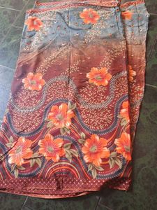Floral Print Fabric sareee