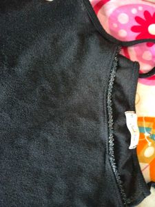Sparkly Black Camisole Top