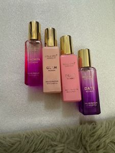 Empty bottles Bella Vita Luxury Perfume set