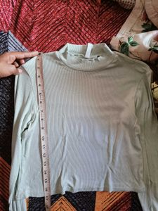 Soft Mock Neck Long Sleeve Top