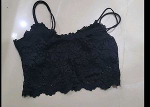 Black Lace Cami Top