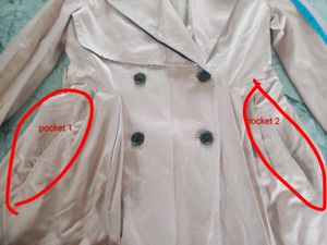 Elegant beige Colour trench Coat