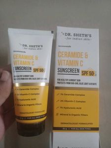 Dr. Sheth's Ceramide &amp; Vitamin C Sunscreen SPF 50