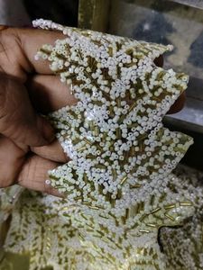 Exquisite Beaded Trim lace for dress