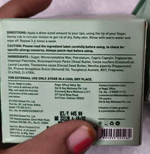 Dot &amp; Key LIP POLISH Choco Mint Exfoliating Sugar