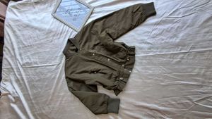 Olive Green Bomber Jacket