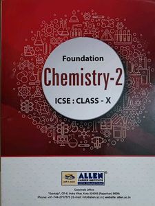 Foundation Chemistry-1 ICSE Class X Book