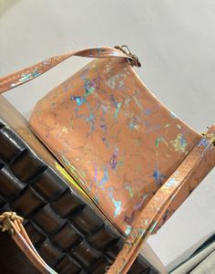 Unique Iridescent Shoulder Bag