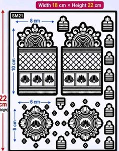 Elegant Henna Tattoo Stencils