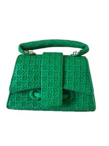 Green Textured Mini Bag