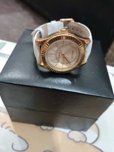 Elegant Gold-Tone Timex Wristwatch