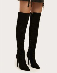Baddie Boots Black Thigh High ✨👠
