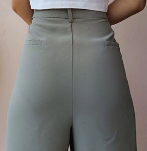 Green Women Trousers