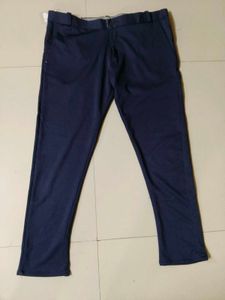 Men's Navy Blue Casual Trousers