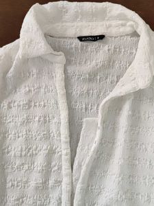 Beautiful Textured White Top