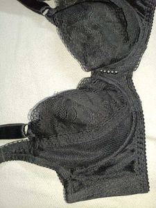 Black Lace Bra