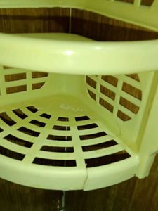Plastic Corner Shelf with Holder