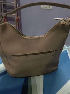 Stylish Beige Handbag
