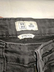 Stylish Grey Wash Flare Jeans