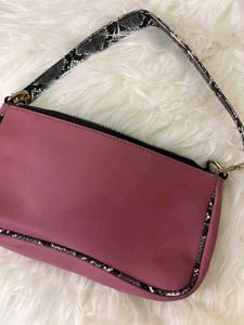 Mauve Rose Shoulder Bag